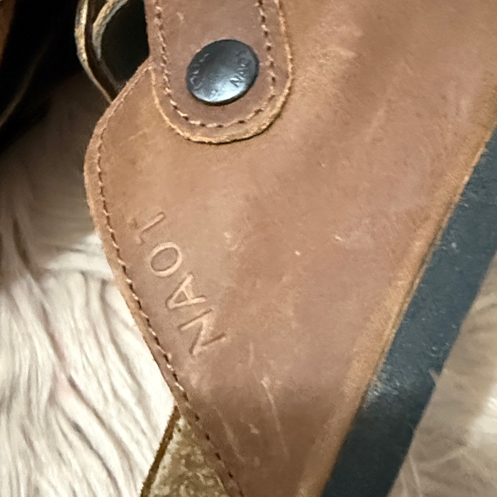 NAOT Brown Oiled Leather Clogs euro 40 or Ladies 9 or Mens 7 - Picture 10 of 11